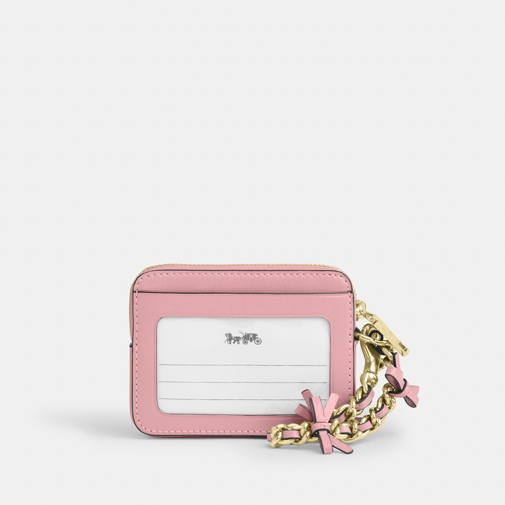 Coach Outlet Zip Card Case With Bows